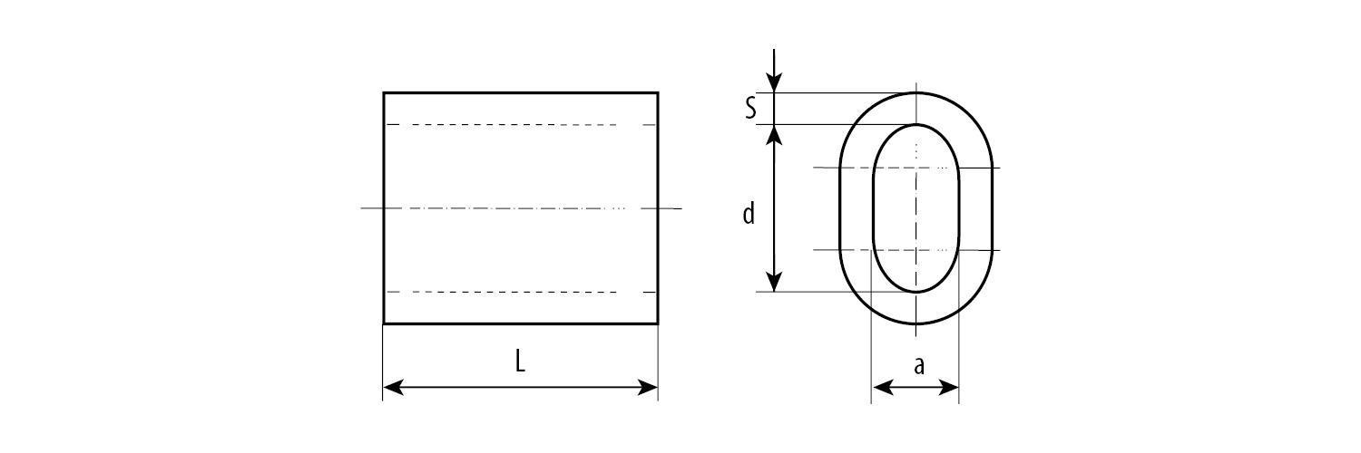 ЗУБР DIN 3093, 6 мм, 2 шт, алюминиевый зажим троса (4-304476-06)