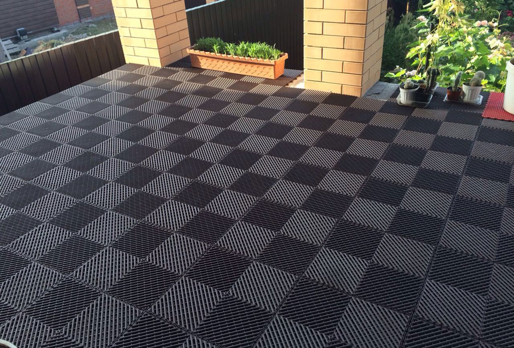 Универсальное модульное покрытие "City" черный