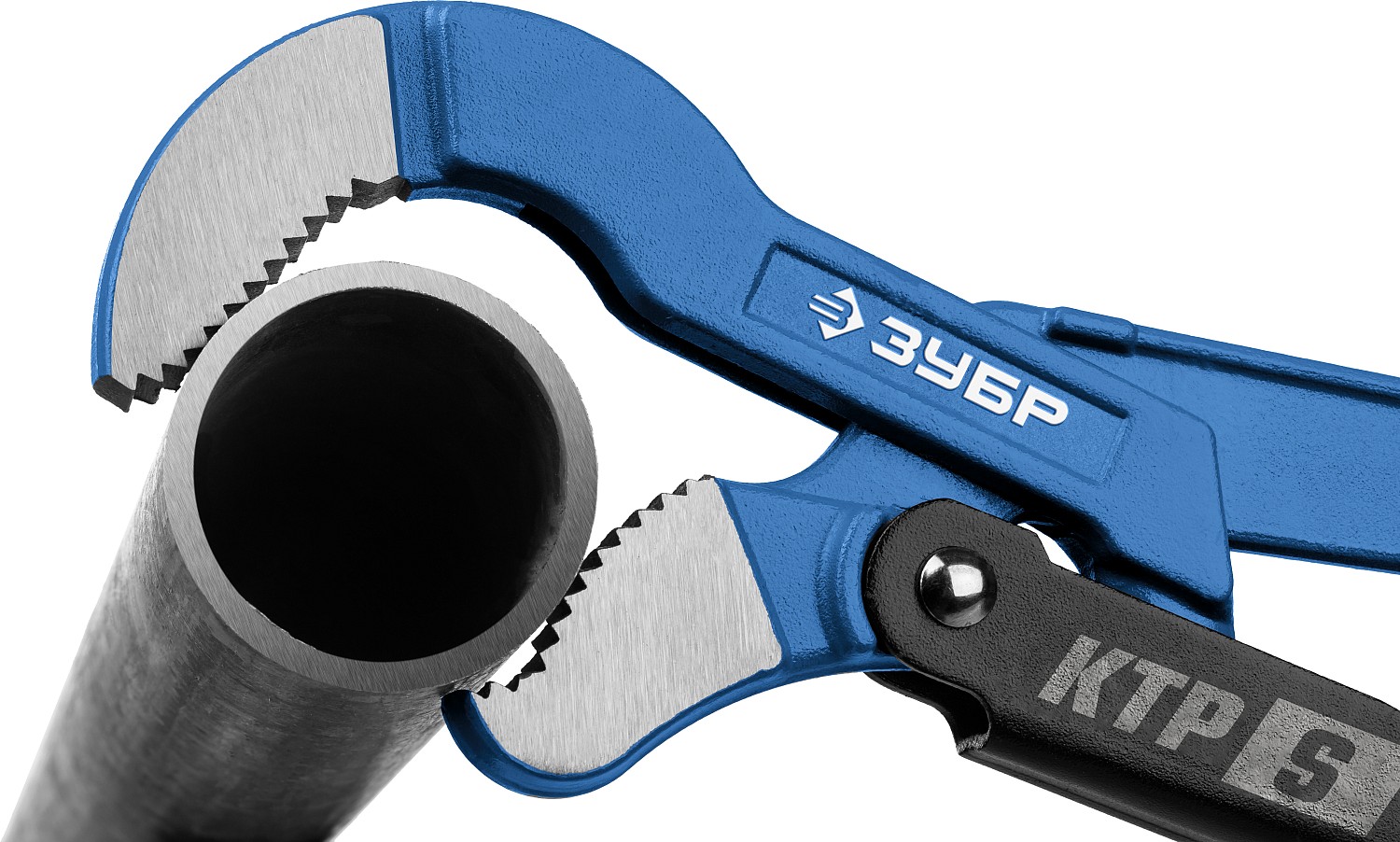 ЗУБР КТР-S, №3, 2″, 560 мм, трубный ключ с изогнутыми губками, Профессионал (27336-3)