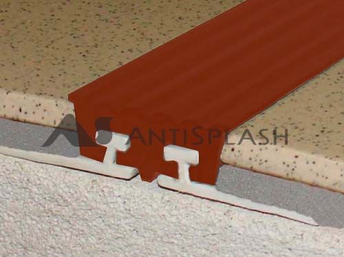 Профиль с закладными элементами, св. коричневый