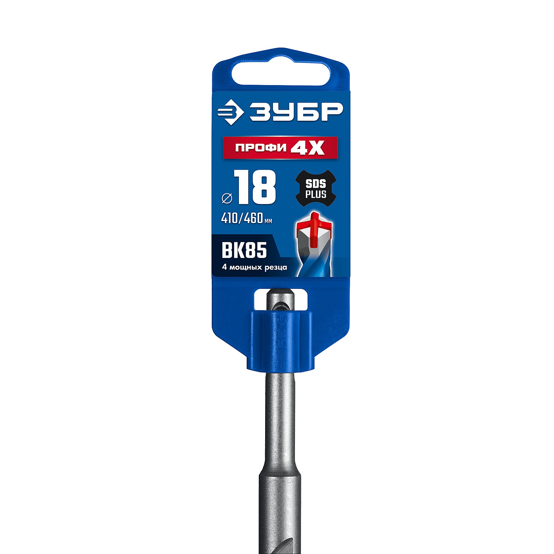 ЗУБР ПРОФИ-4Х 18x460 мм, SDS-plus бур (29313-460-18)
