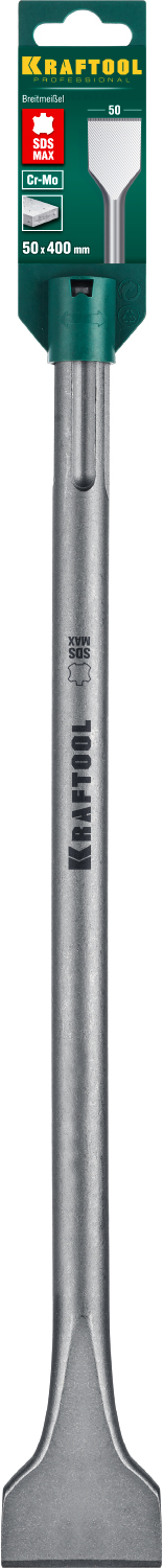KRAFTOOL ALLIGATOR, 50 х 400 мм, SDS-max, плоское широкое зубило (29334-50-400)