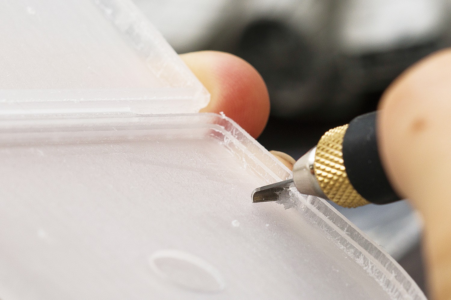 OLFA с профильными лезвиями 6 мм, 4 шт, перовой нож (OL-AK-4)