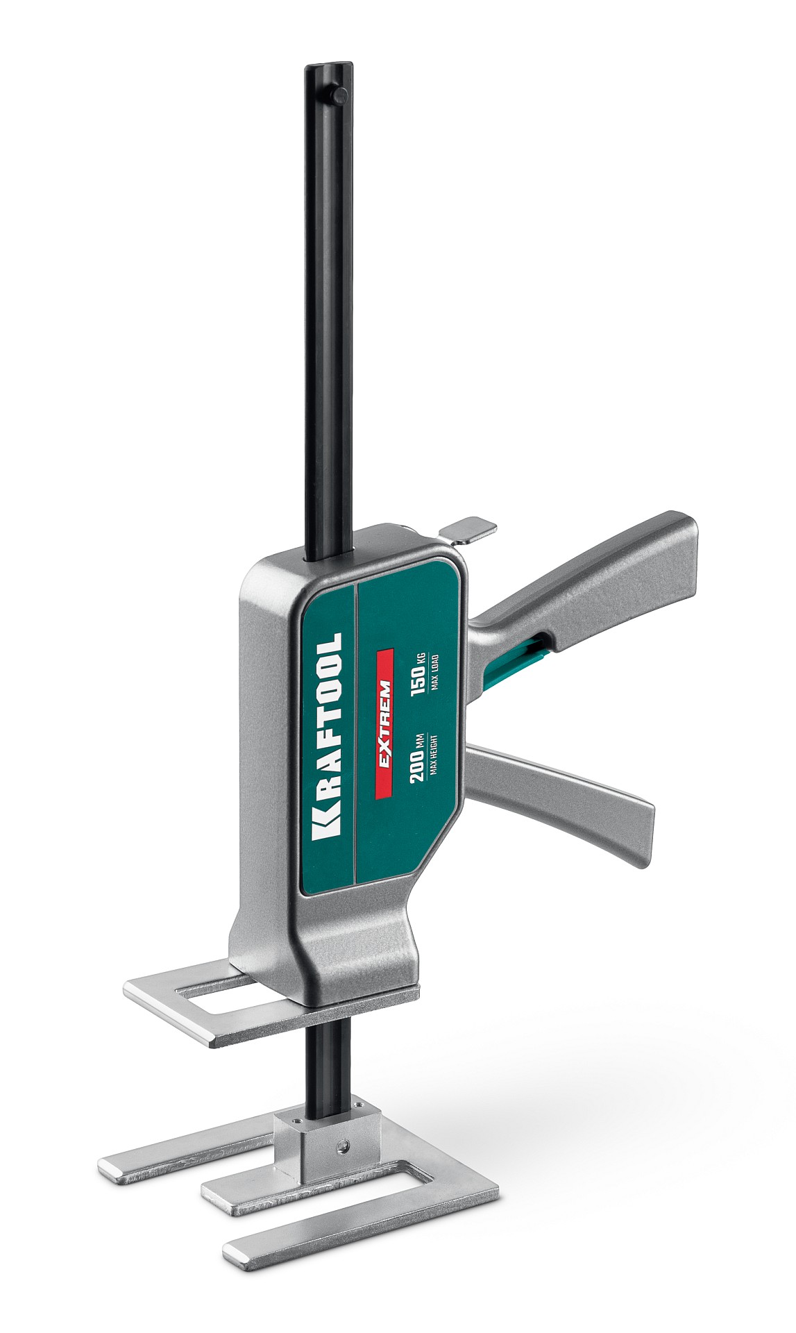 KRAFTOOL EXTREM 150 кг, 230 мм подъем, усиленный алюминиевый корпус, закаленная стальная рейка, подъемник универсальный (33263)
