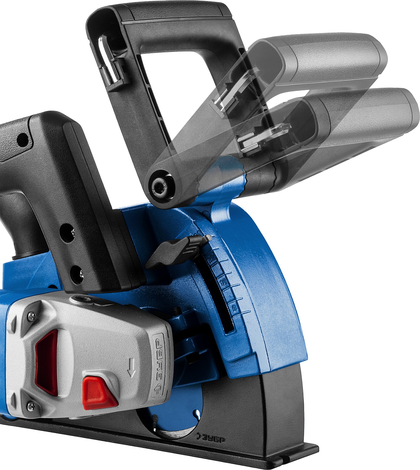 ЗУБР d 125 мм, 1400 Вт, 30 мм, штроборез (бороздодел), Профессионал (ЗШ-П30-1400 ПСТ)