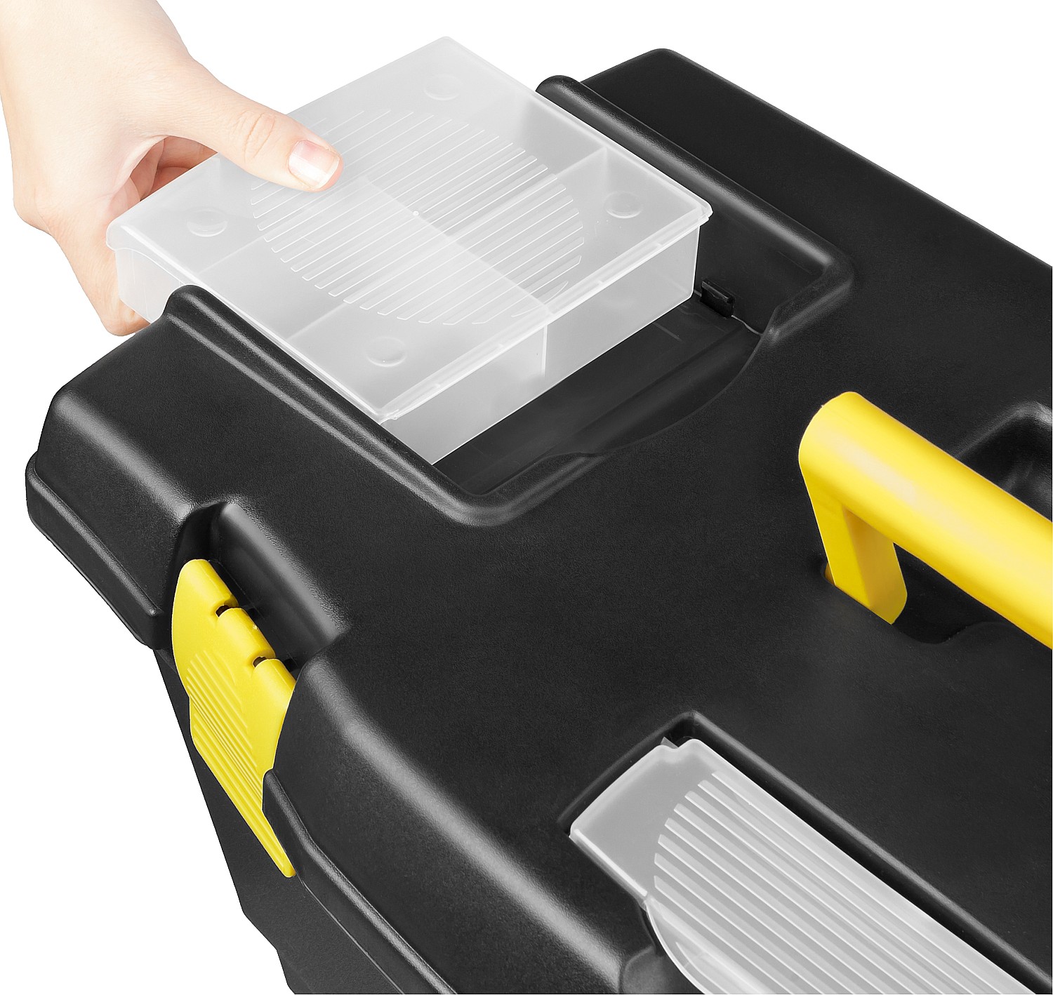 STAYER VEGA-24, 610 х 320 х 300 мм, (24″), пластиковый ящик для инструментов (38105-21)