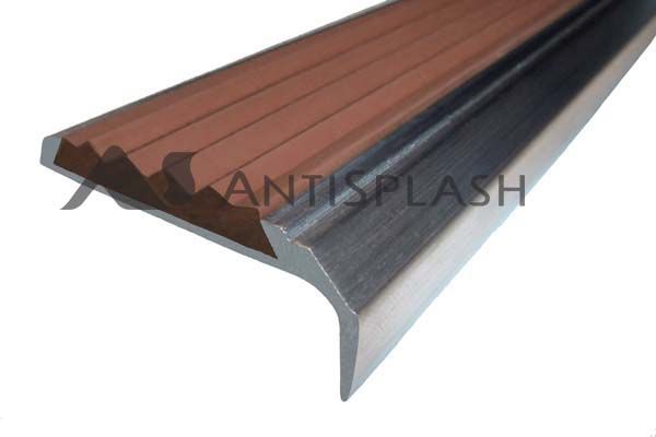 Алюминиевый угол-порог АУ-42, 42x23x2000 мм, коричневый