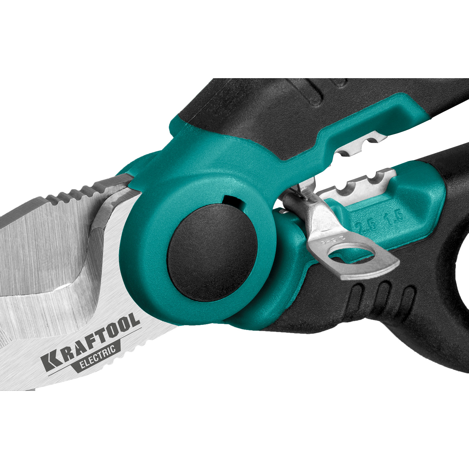 KRAFTOOL ELECTRIC, 4 в 1, 160 мм, с чехлом, ножницы электрика (23356)
