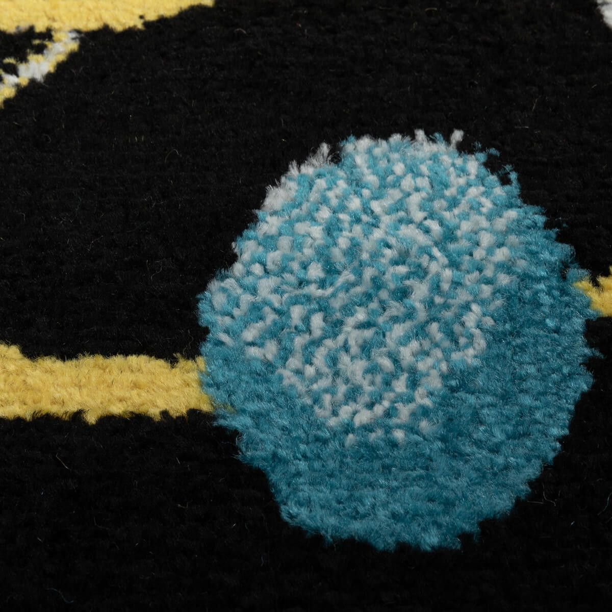 Ковер COLOR 1.2*1.7 дизайн H551A BLACK/YELLOW