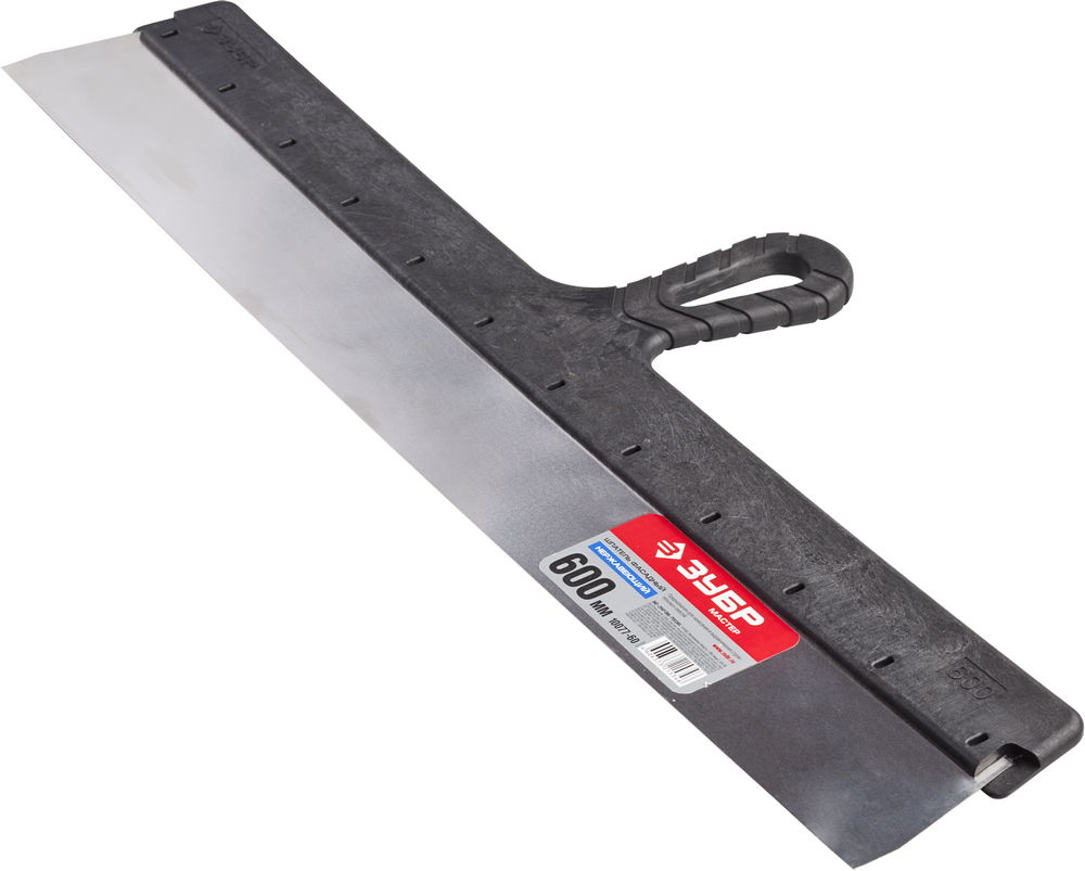ЗУБР 600 мм, пластиковая ручка, нержавеющий фасадный шпатель (10077-60)