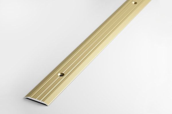 Порог алюминиевый  А-1 25x2,8x1350 мм, Золото КЕ