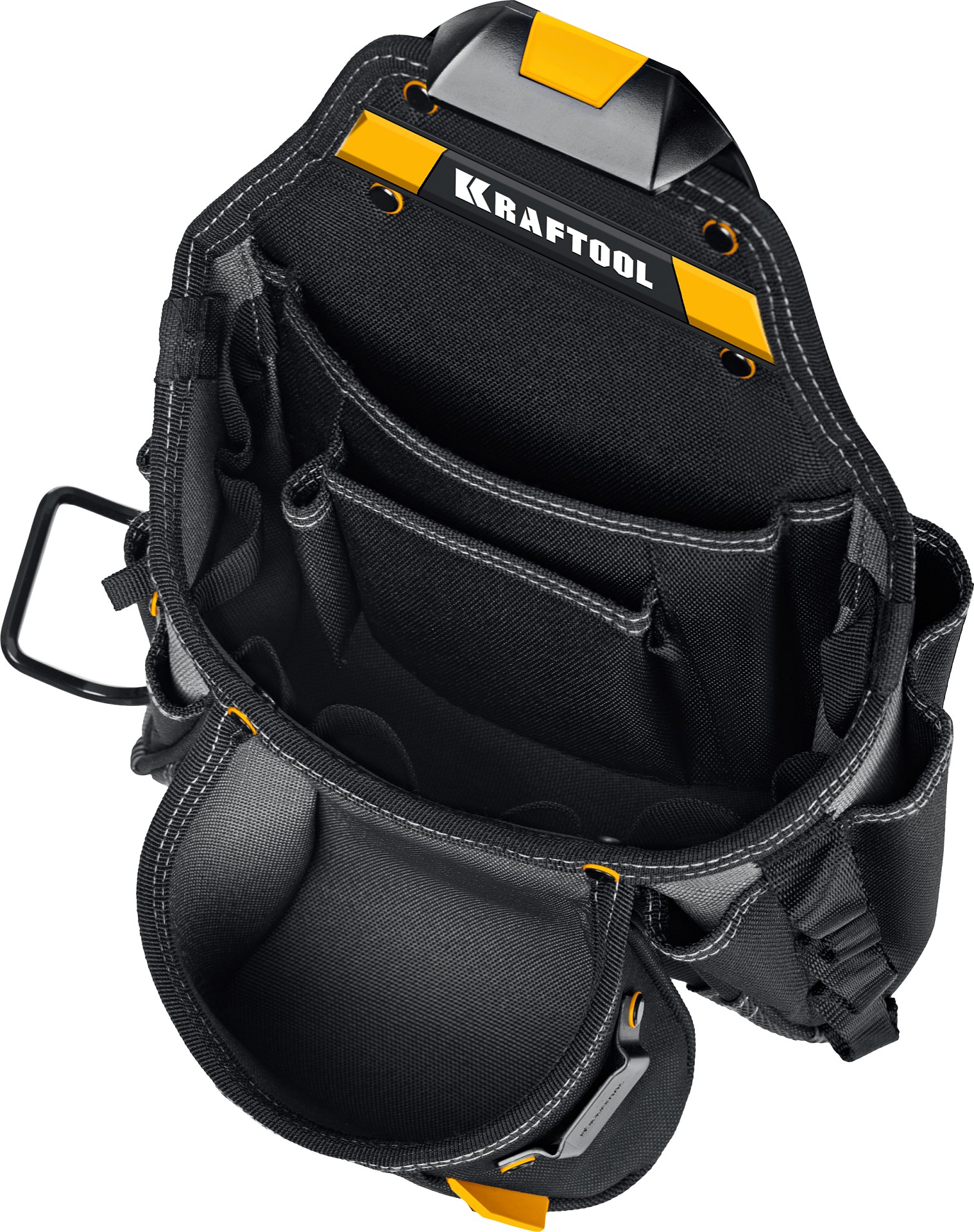 KRAFTOOL KBS-4 пояс монтажника, в комплекте: пояс монтажника и 3 сумки (38760-4)