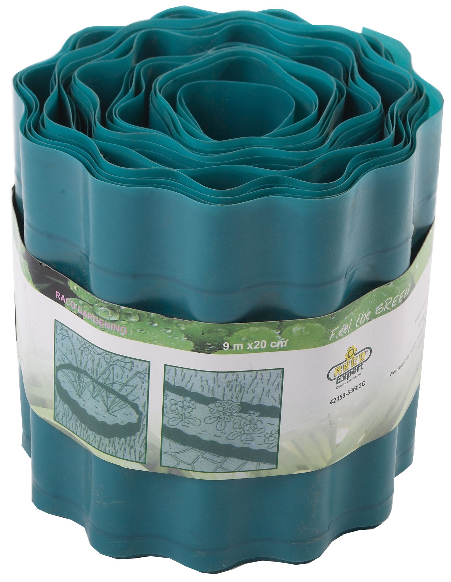 RACO 20 см х 9 м, зеленая, бордюрная лента (42359-53683C)