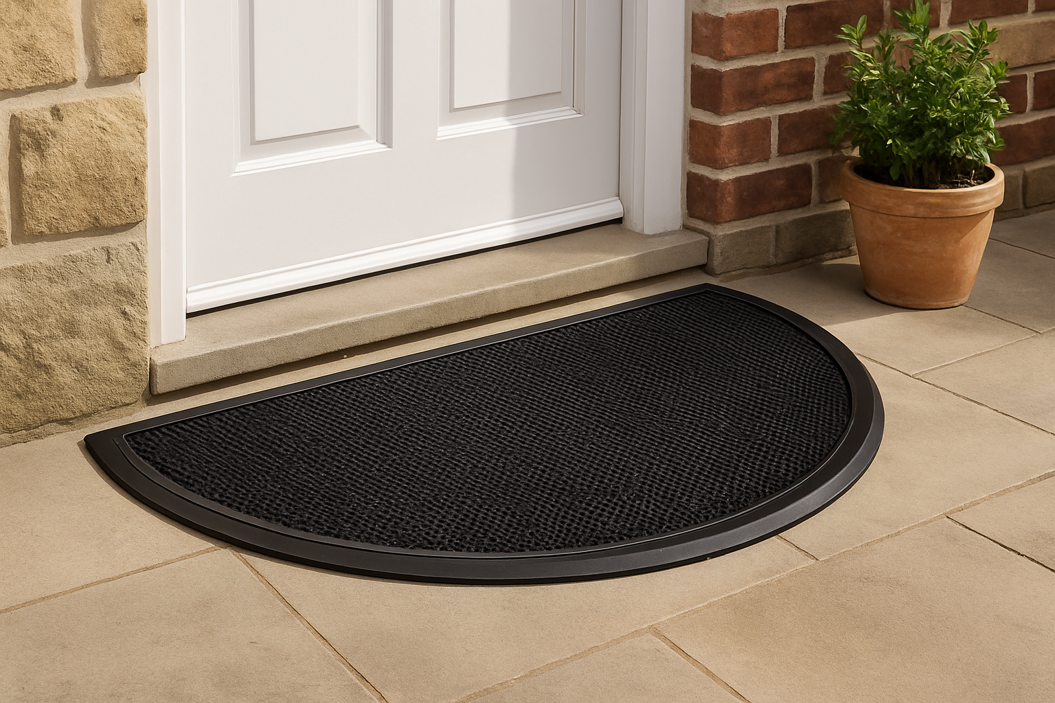 Коврик PinMat полукруг 450 х 750, черный