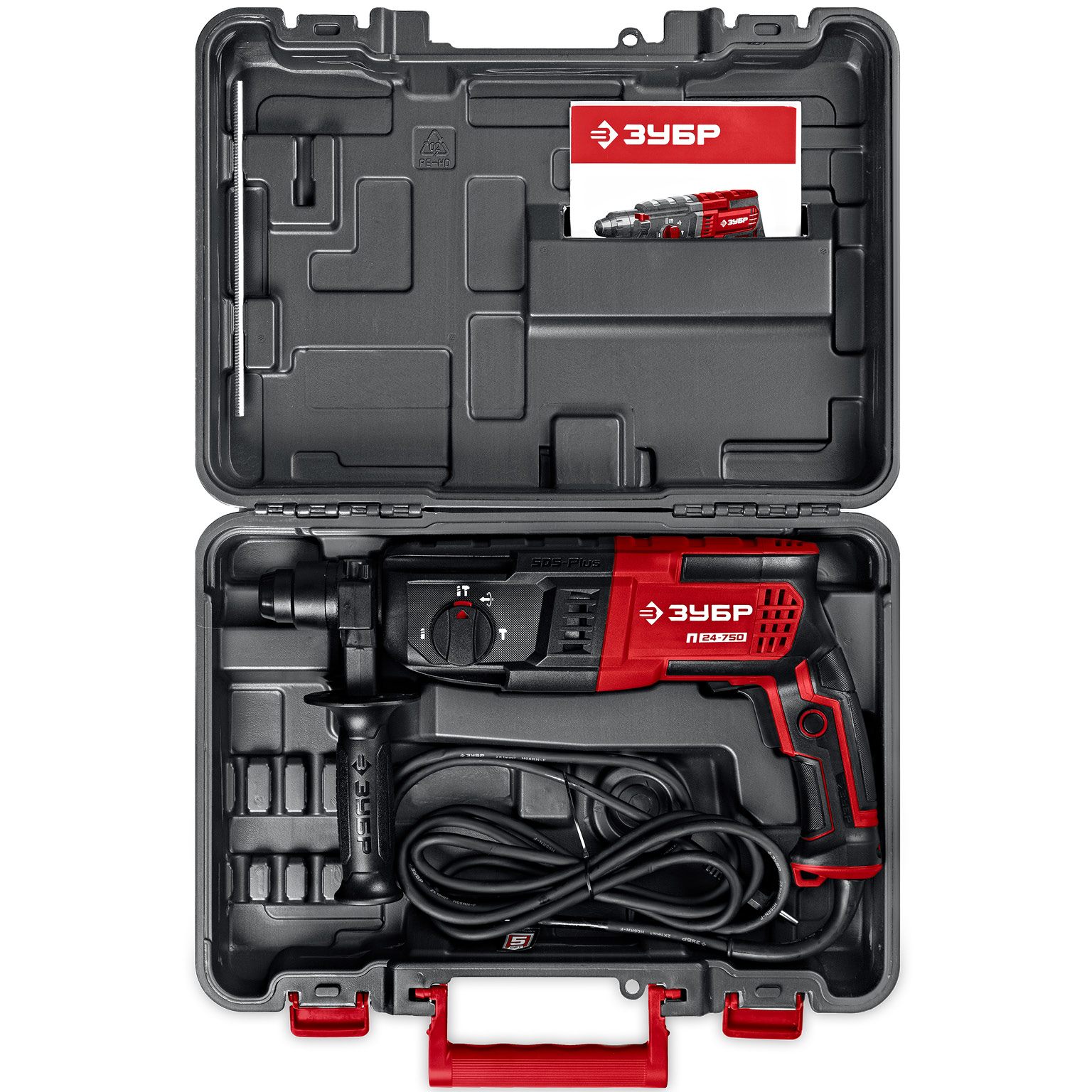 ЗУБР 24 мм, 750 Вт, перфоратор SDS Plus (П-24-750)