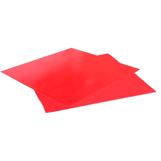 Полиуретан листовой 40 мм (500х500 мм, 12.5 кг, красный) Россия