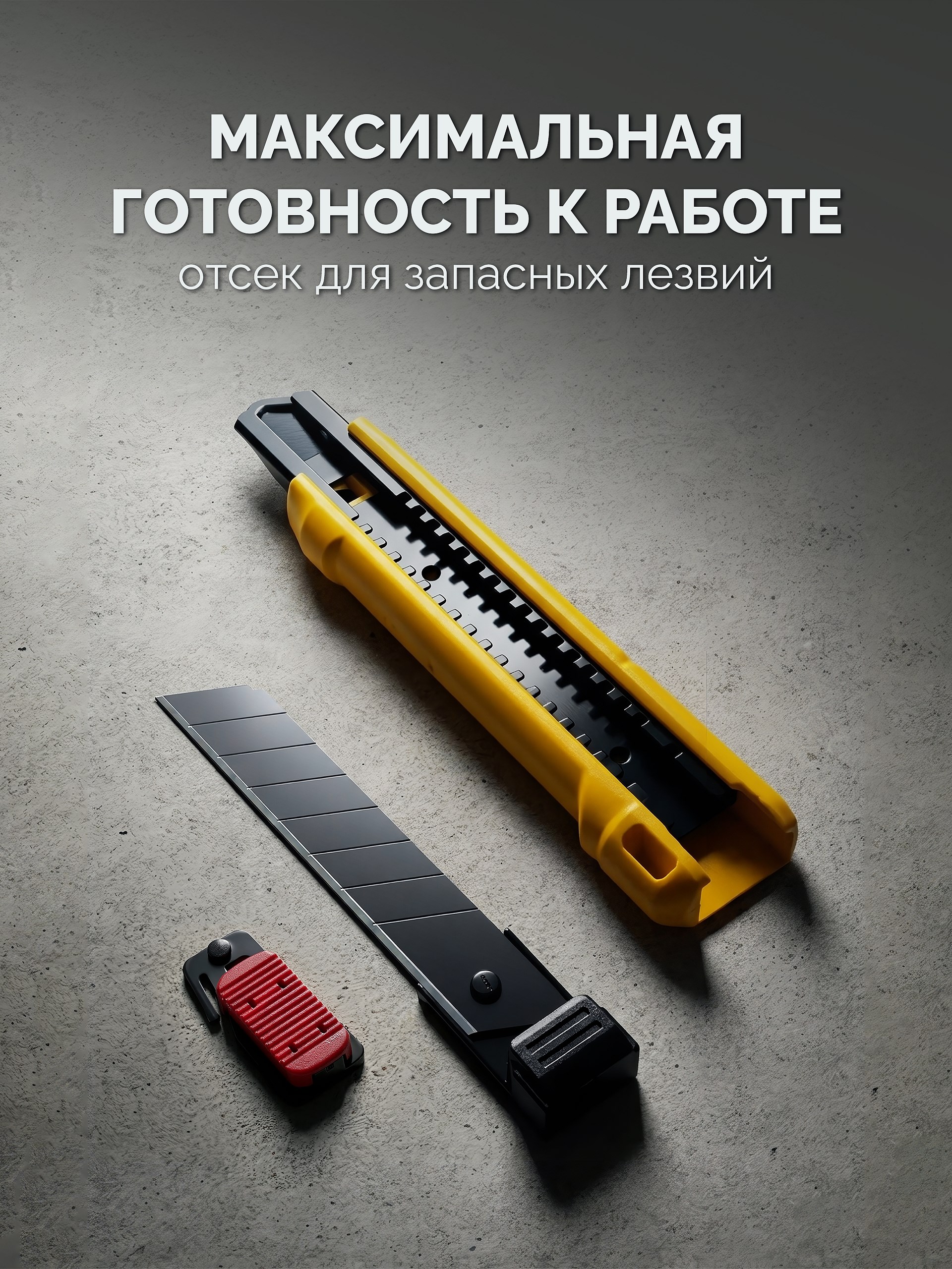 STAYER COBRA Black, 18 мм, нож из АБС пластика, автостоп (0913)