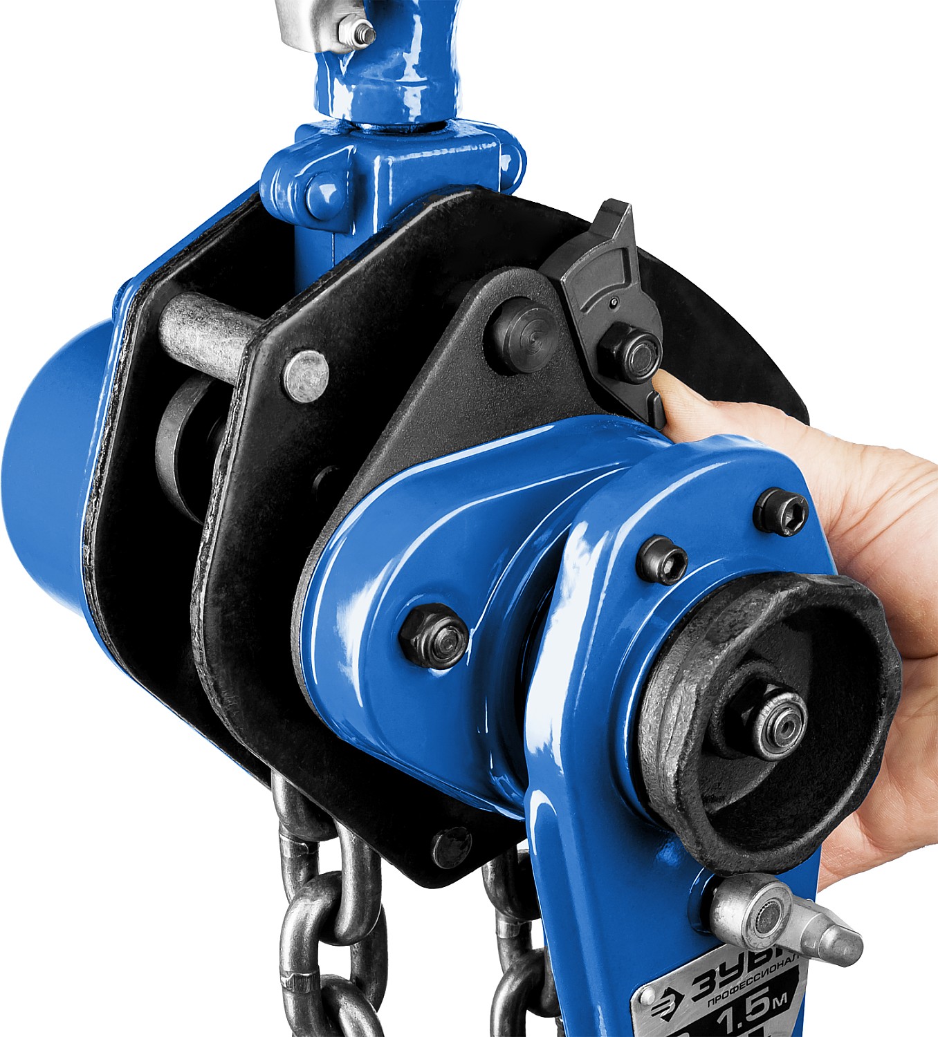 ЗУБР 3 т, 1.5 м, ручная цепная рычажная таль, Профессионал (43090-3)