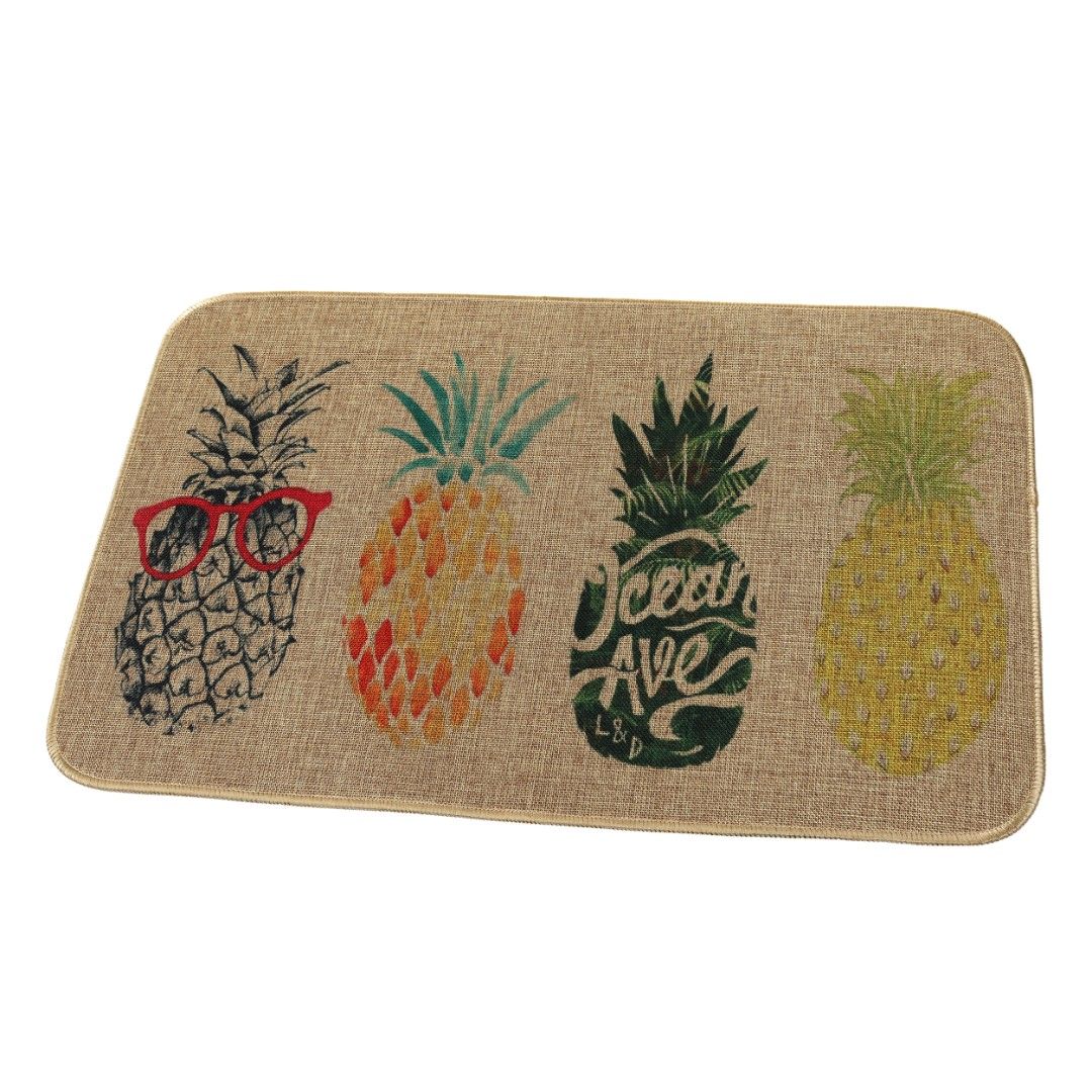 Коврик  интерьерный  40х60см. "Pineapples"