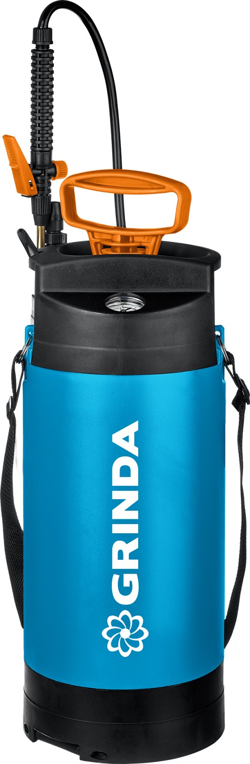 GRINDA PT-5, 5 л, с широкой горловиной, упоры для ног, переносной опрыскиватель, PROLine (8-425155)