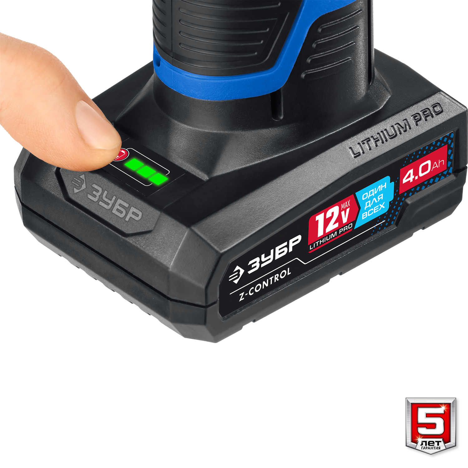 ЗУБР 12 В, 40 Н·м, 2 АКБ тип Т7 (4 А·ч), дрель-шуруповерт, сумка, Профессионал (DL-121-42)