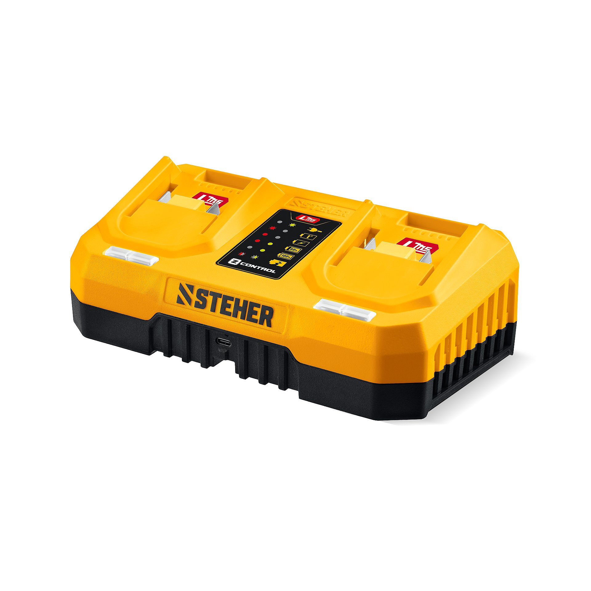 STEHER 20 В, 2 порта, 2 х 3 А, зарядное устройство для LMS АКБ (CH-20-26)