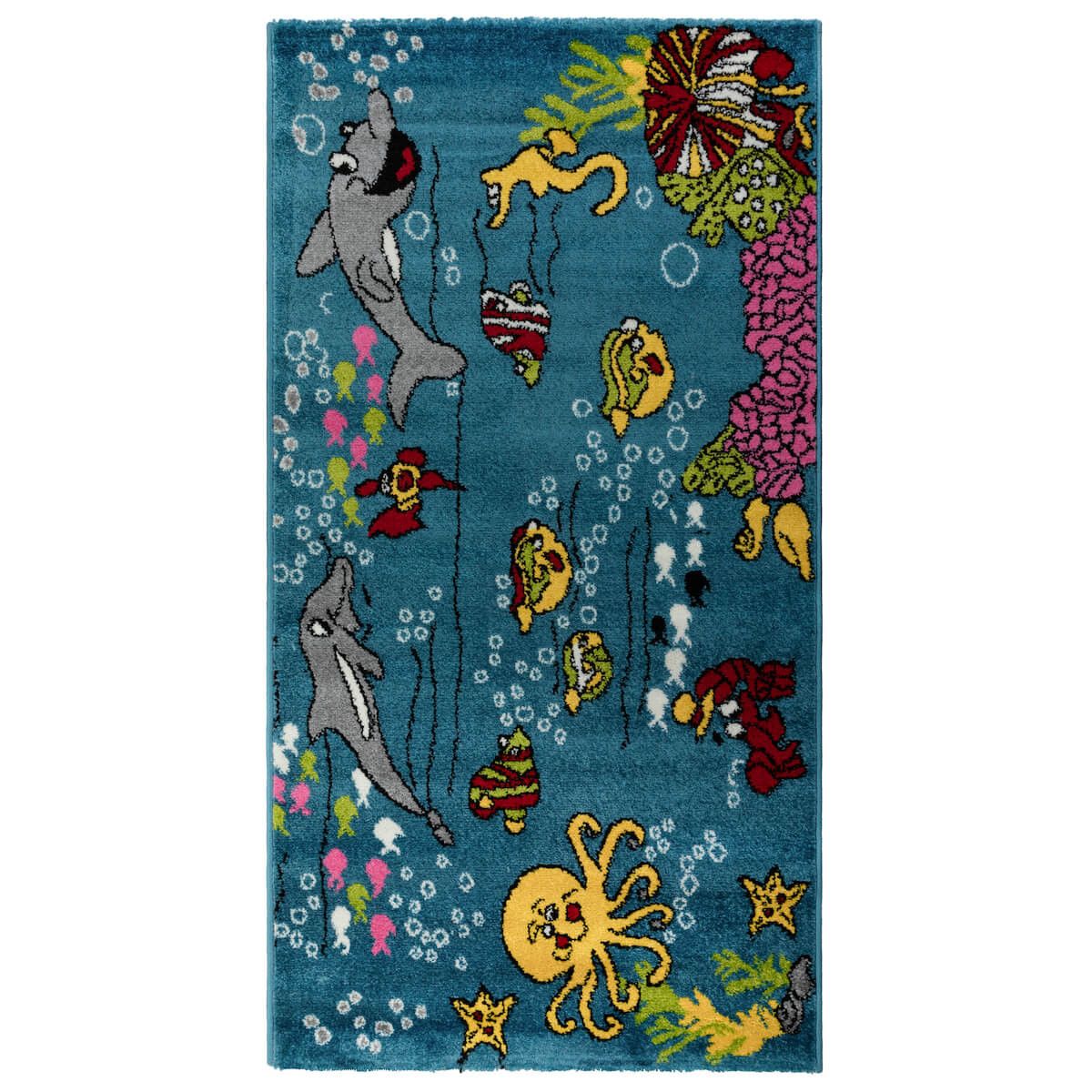 Ковер COLOR 1.33*1.9 дизайн F591A BLUE/BLUE