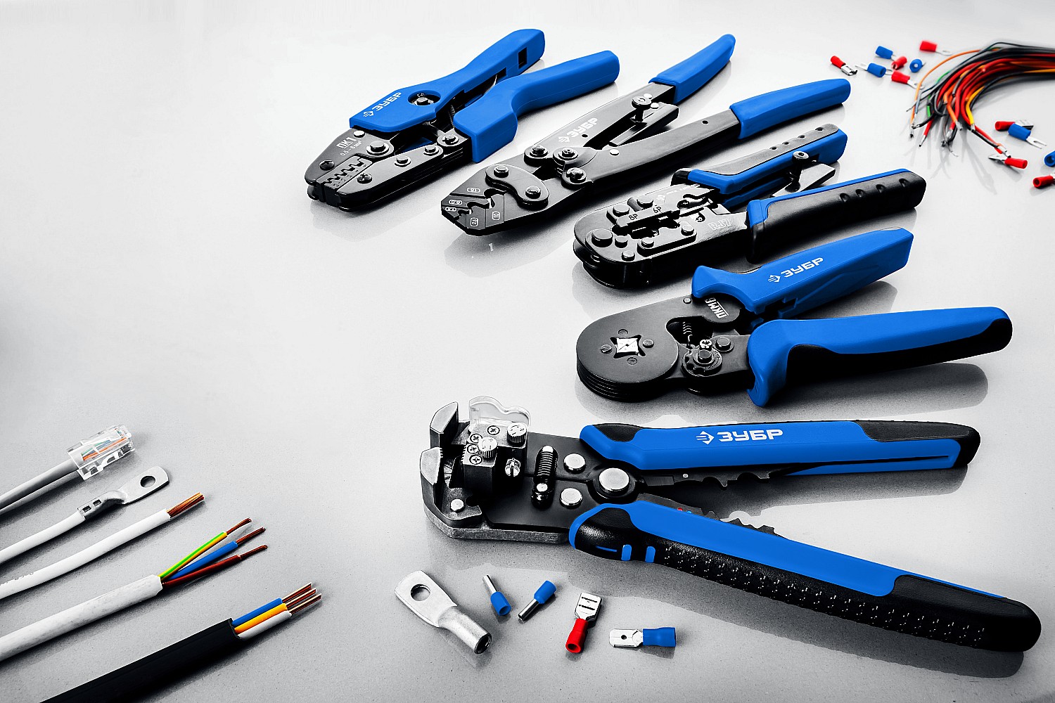 ЗУБР ПКУ-16, 1.5 - 16 мм2, пресс-клещи усиленные для медных наконечников и гильз, Профессионал(45458)