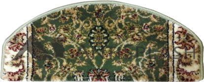 Ковровые накладки «Стамбул» зеленые 21x65 см