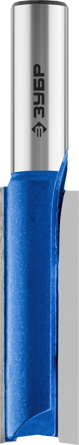 ЗУБР 16 x 51 мм, хвостовик 12 мм, фреза пазовая прямая. удлиненная, Профессионал (28754-16-51)