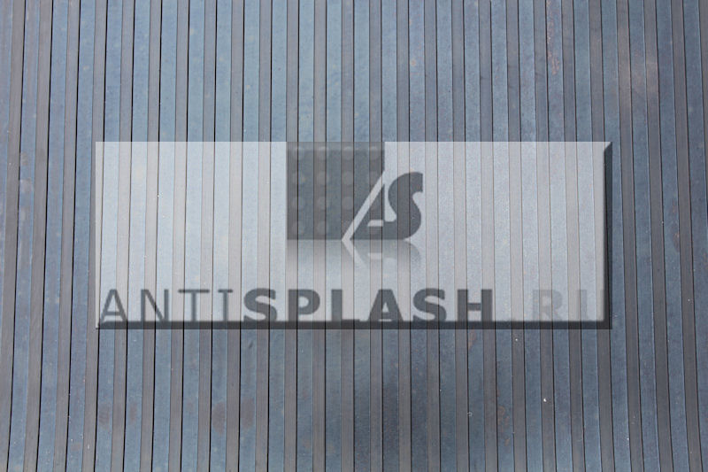 Рефленка черная Китай 2x5 м, 4,5мм, широкий риф