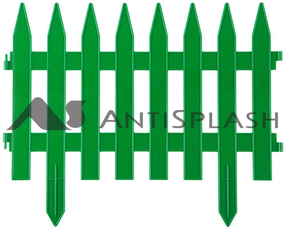 Забор декоративный GRINDA "КЛАССИКА", 28x300см, зеленый