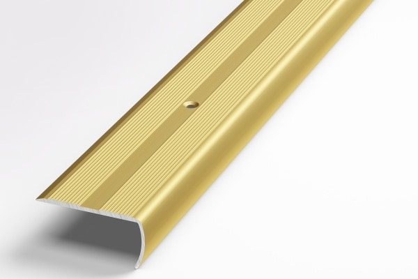 Порог алюминиевый  ПУ-06 40x20x1350 мм, анод люкс золото
