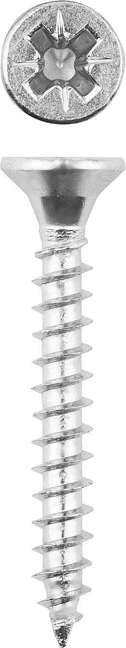 ЗУБР СУ-Б, 100 х 6.0 мм, белый цинк, 8 шт, универсальный саморез (4-300377-60-100)