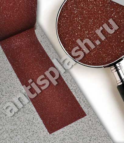 Slip-Stop, средней зернистости, 25 мм коричневый 18,3м