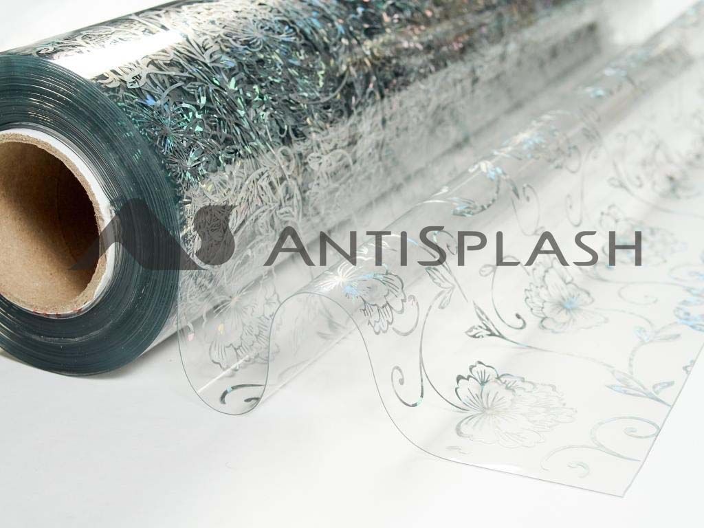 Клеенка декоративная "Жидкое стекло с рисунком" 600мм 004-1