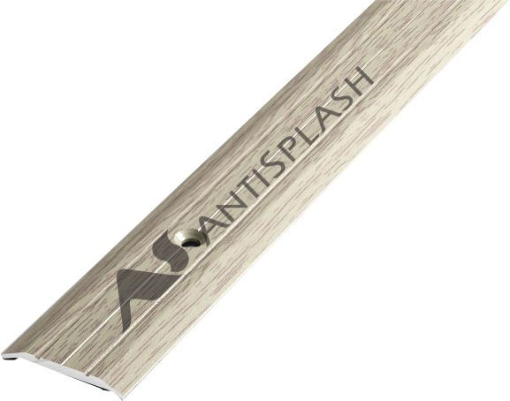 Порог алюминиевый  ПС-01 25x3x900 мм, дуб беленый