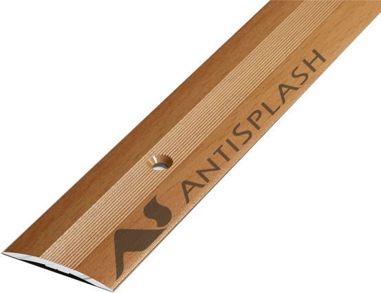 Порог алюминиевый  ПС-03-2 28x3,4x1800 мм, бук