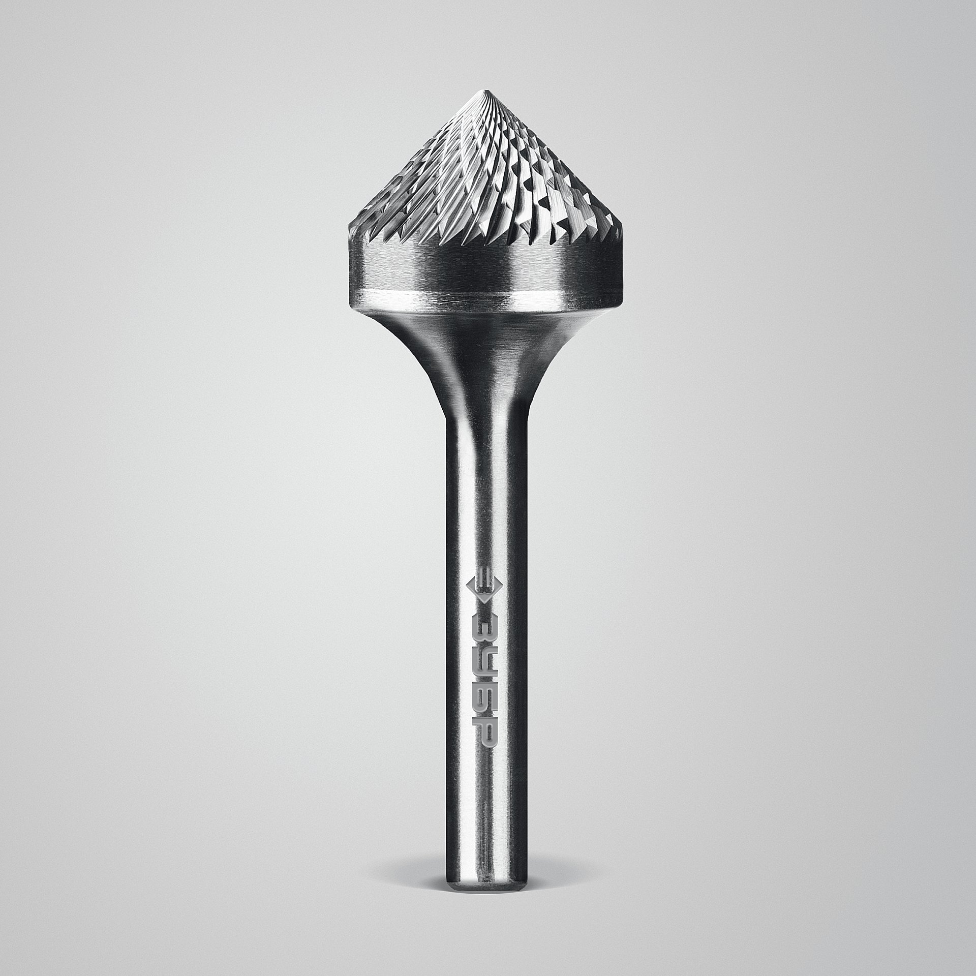 ЗУБР 20х10 мм, тип K (зенкер с вершиной 90°), хв-к 6 мм, твердосплавная борфреза, ПРОФЕССИОНАЛ (28809-20-10)