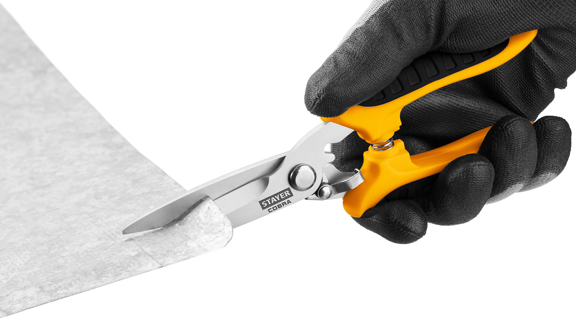 STAYER COBRA, 200 мм, Универсальные технические ножницы, Professional (23227)
