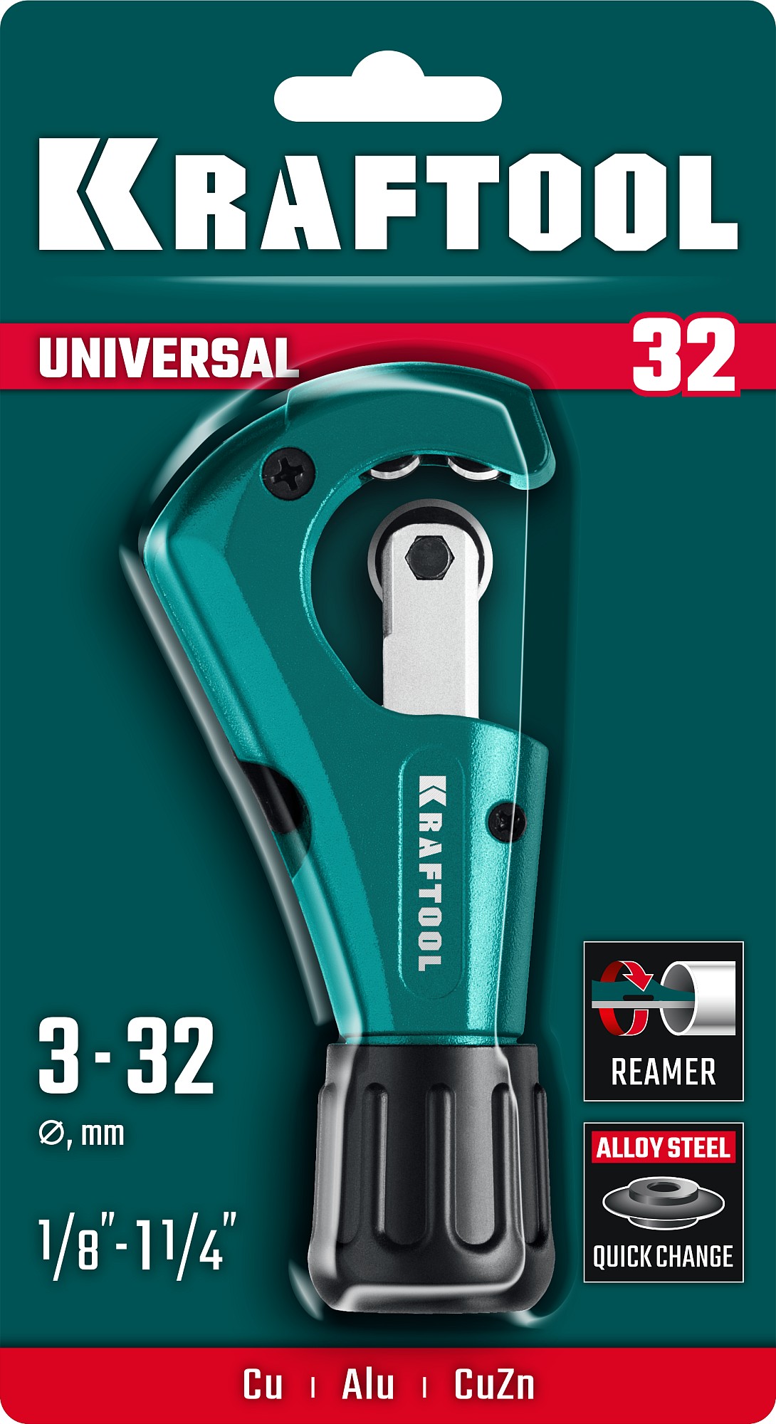 KRAFTOOL Universal-32, 3 - 32 мм, труборез для меди и алюминия (23383)