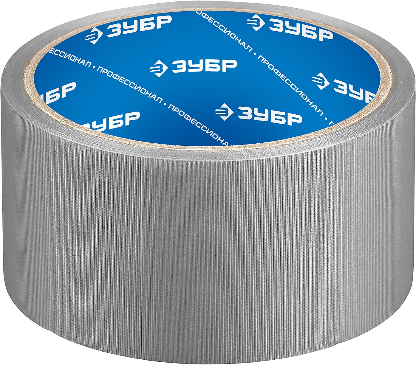 ЗУБР Рефил, 50 мм, 10 м, серая, универсальная, клейкая лента ПВХ, Профессионал (12075-50-10)