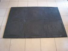 «Ласточкин хвост» (тип 2) 500x500x25, черное матовое
