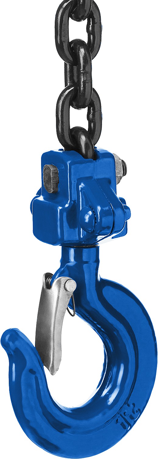 ЗУБР ТШ-1-12, 1 т, 12 м, ручная цепная шестеренная таль, Профессионал (43083-1)