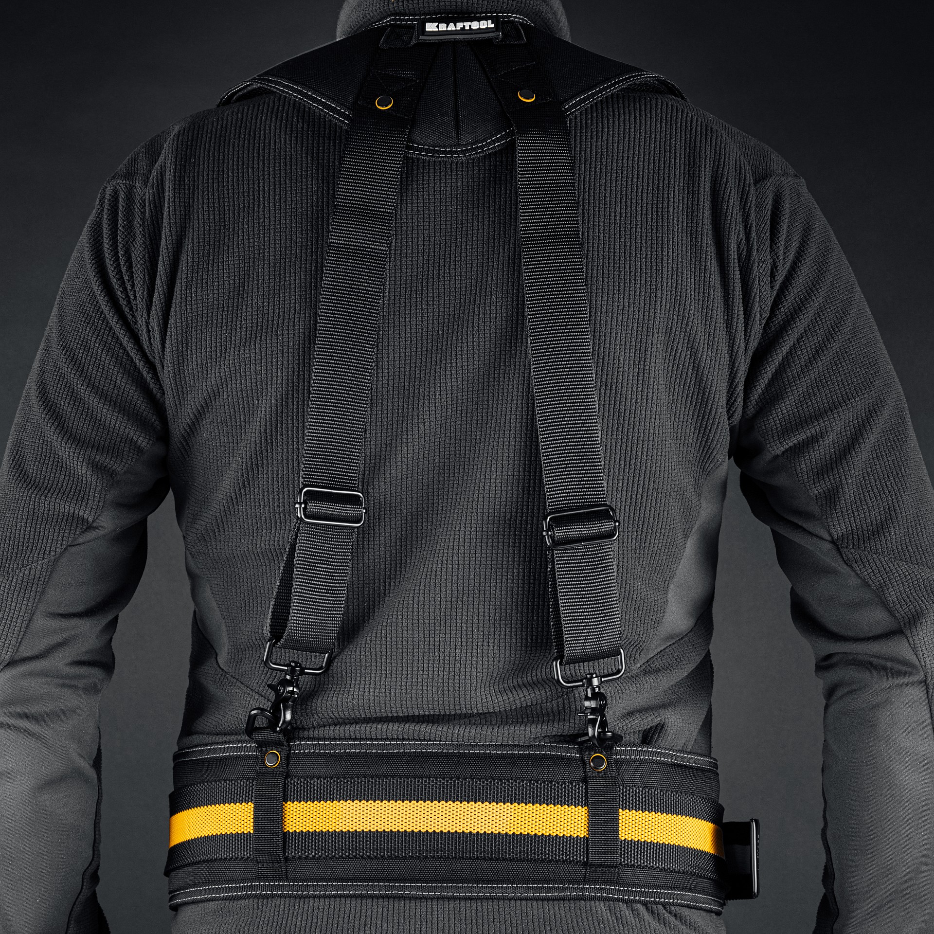 KRAFTOOL KS-1 подтяжки регулируемые, 4 точки крепления (38765)