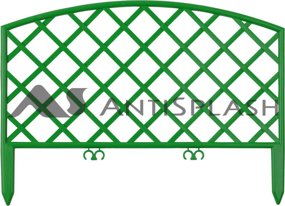 Забор декоративный GRINDA "ПЛЕТЕНЬ", 24x320см, зеленый