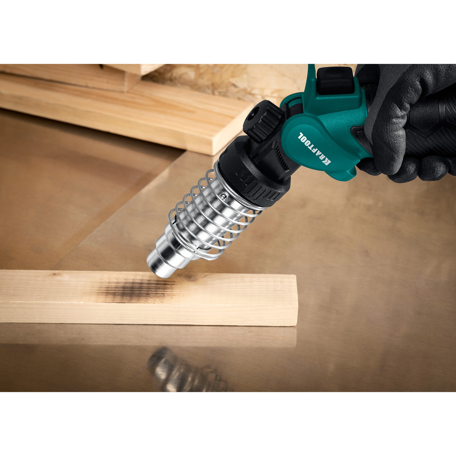 KRAFTOOL KHG-500, 500°C, Газовый термофен (55528)