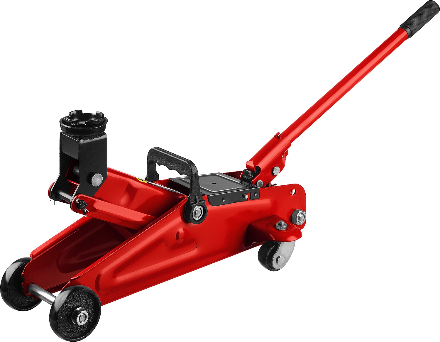 STAYER R-22 RED FORCE, в кейсе, 2 т, 125 - 320 мм, подкатной домкрат для легковых а/м, Professional (43152-2-K)