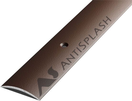 Порог алюминиевый  ПС-04-01 30x4,6x2700 мм, окрашенный в шоколад