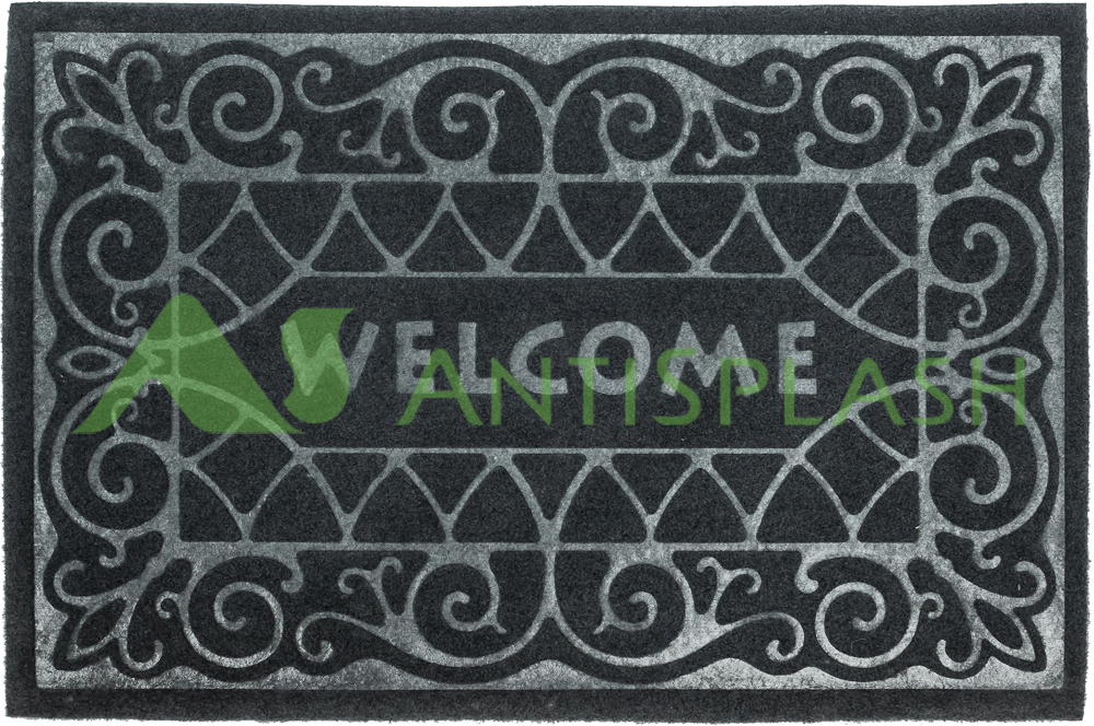 Коврик двухкомпонентный фигурный 400х600 мм Welcome